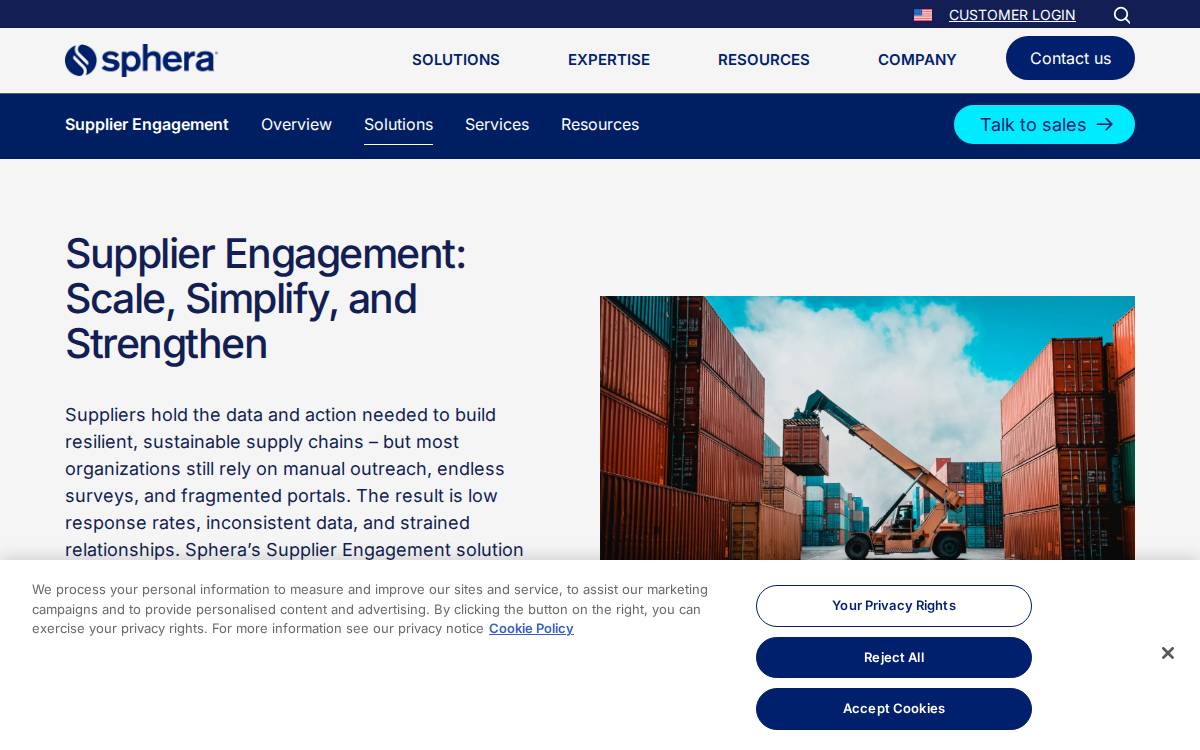 Supply Shift website preview