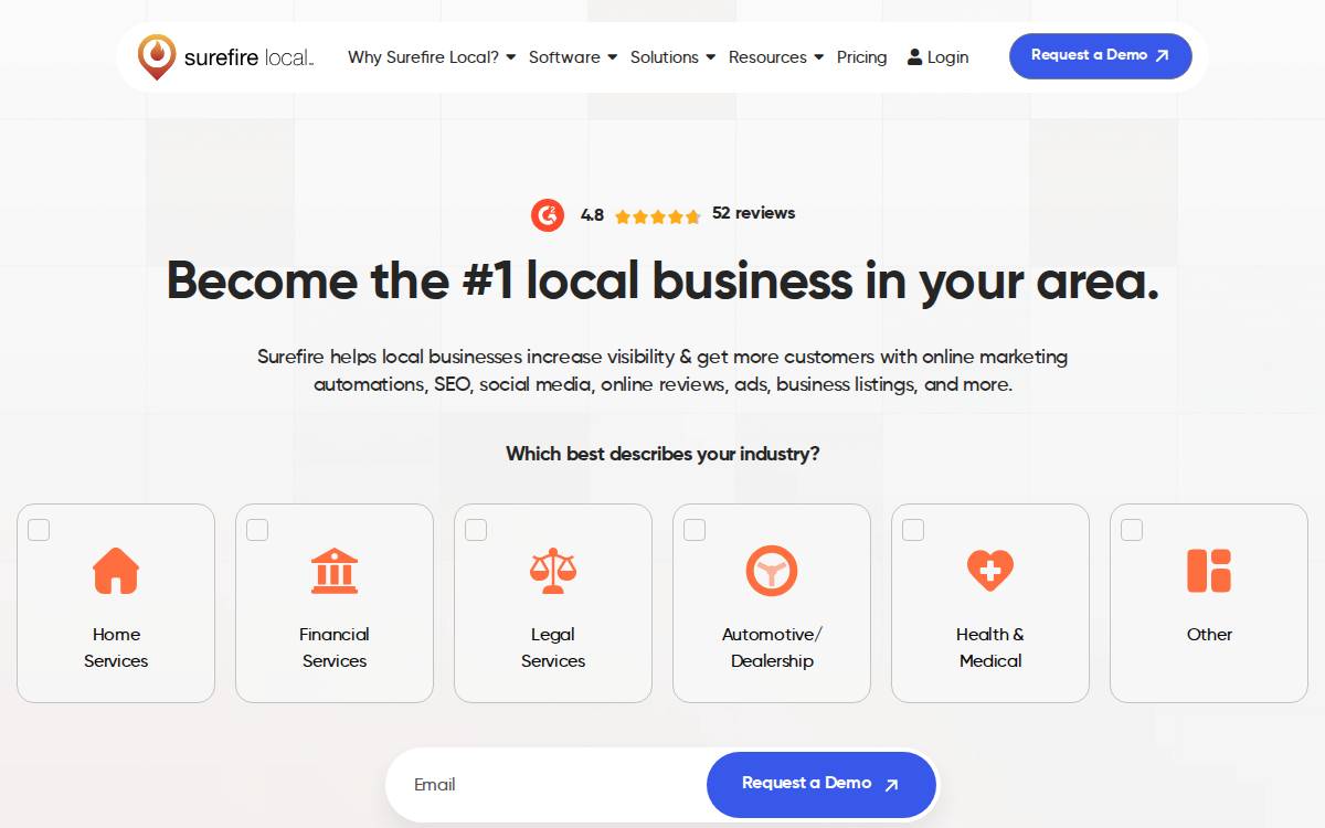 Surefire website preview