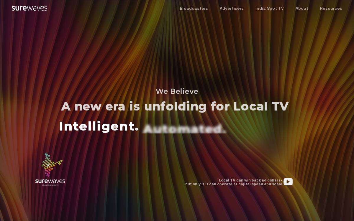 SureWaves MediaTech Pvt Ltd website preview
