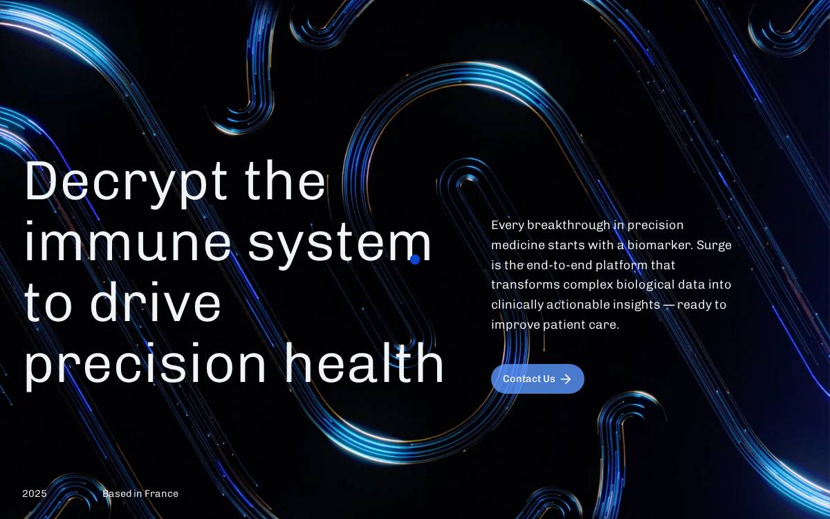 Surge Care website preview