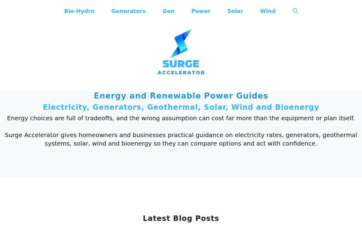 Surgeaccelerator website preview