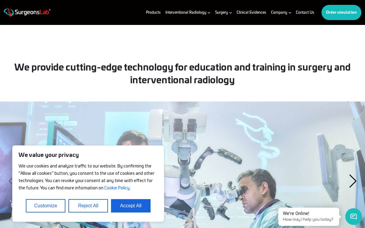 Surgeonslab website preview