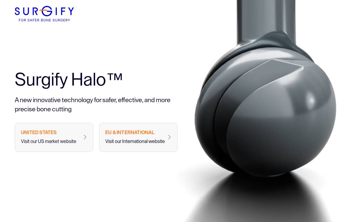 Surgify website preview