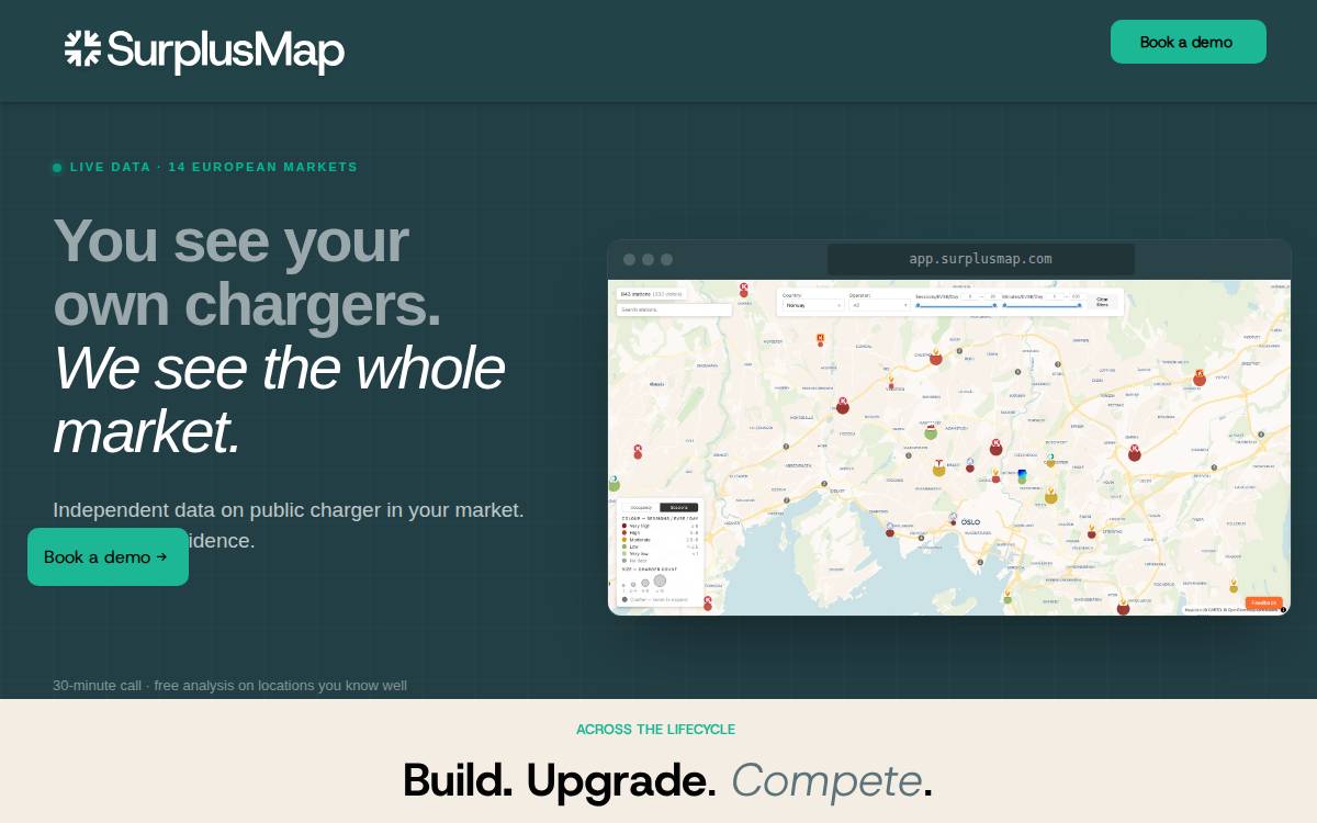 SurPlusMap website preview
