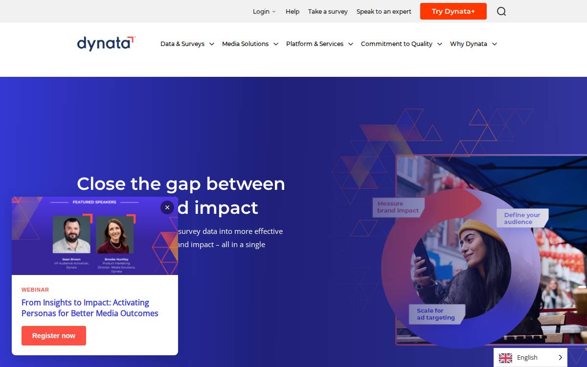 Surveysampling website preview