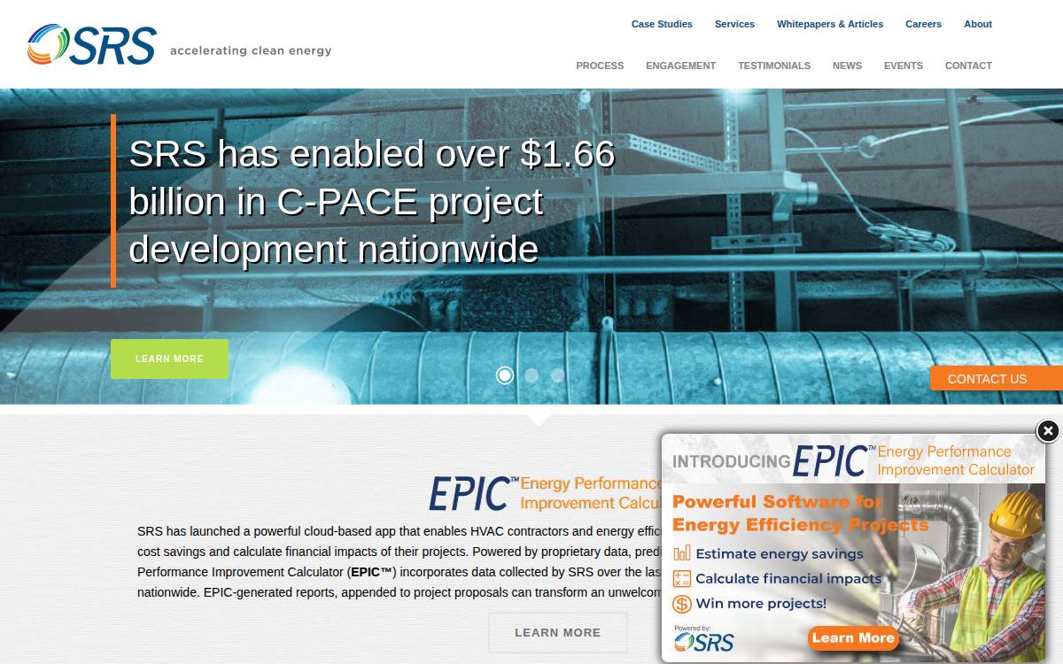 Sustainable Real Estate Solutions, Inc. website preview