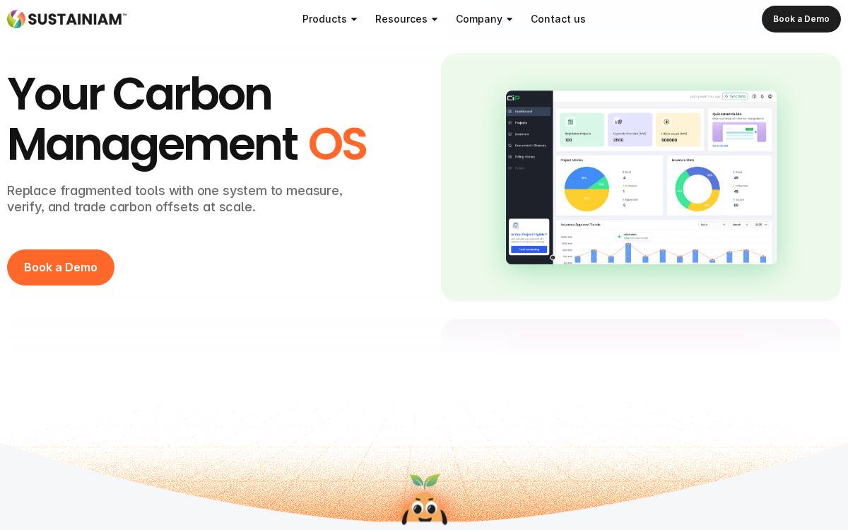 Sustainiam website preview