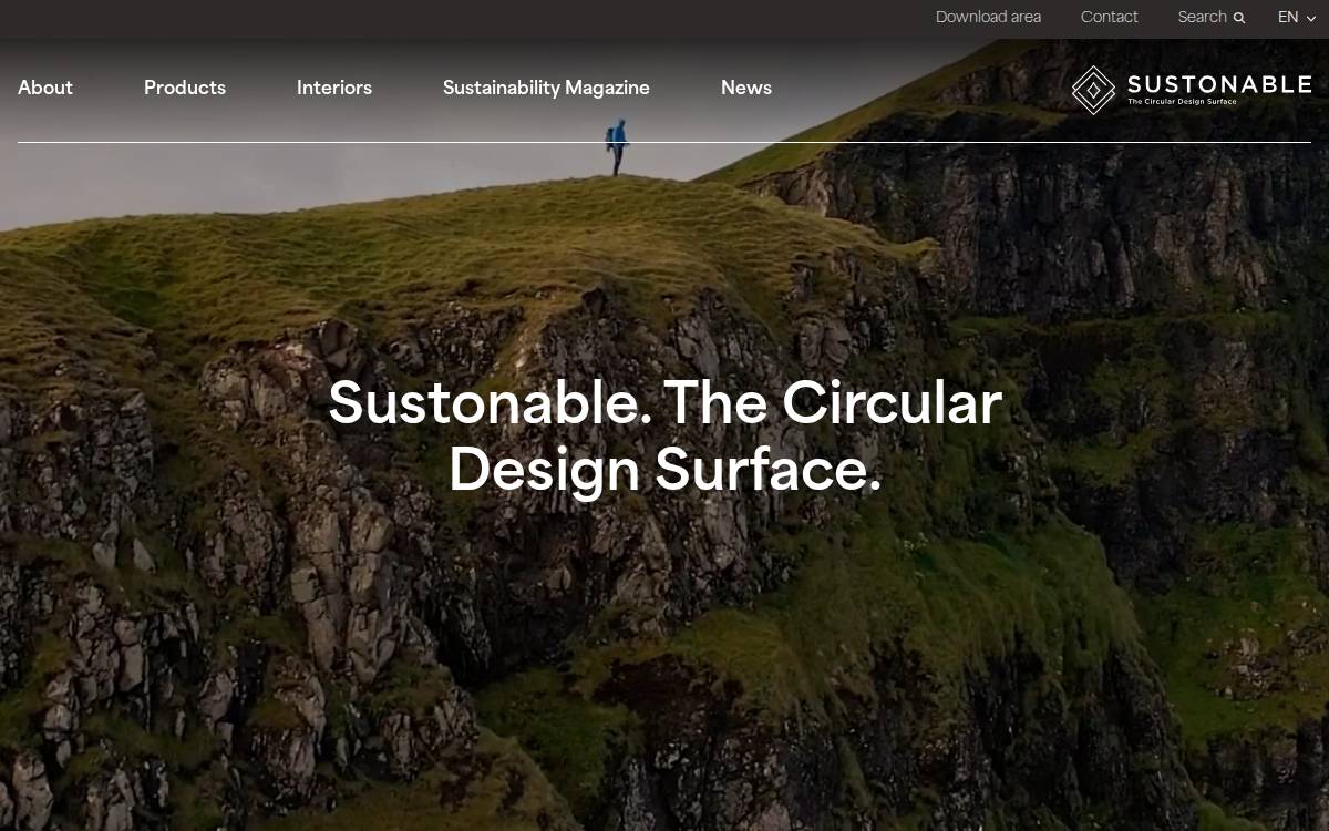 Sustonable website preview