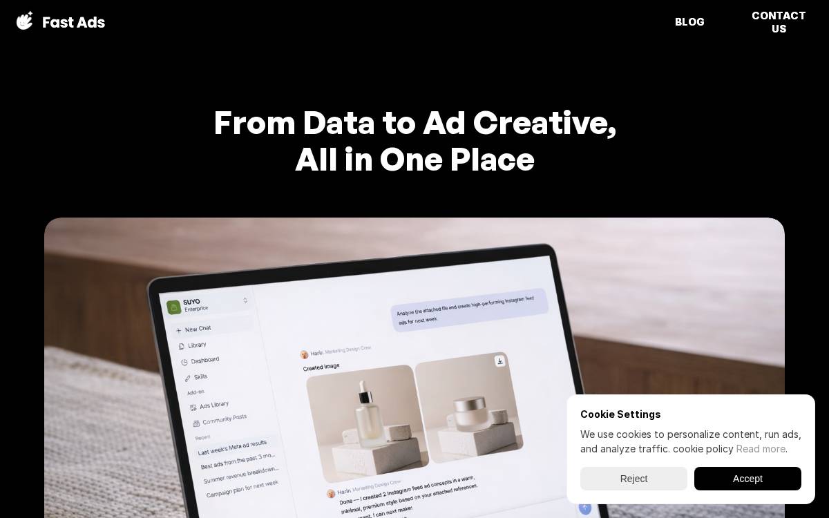 Suyo Company website preview