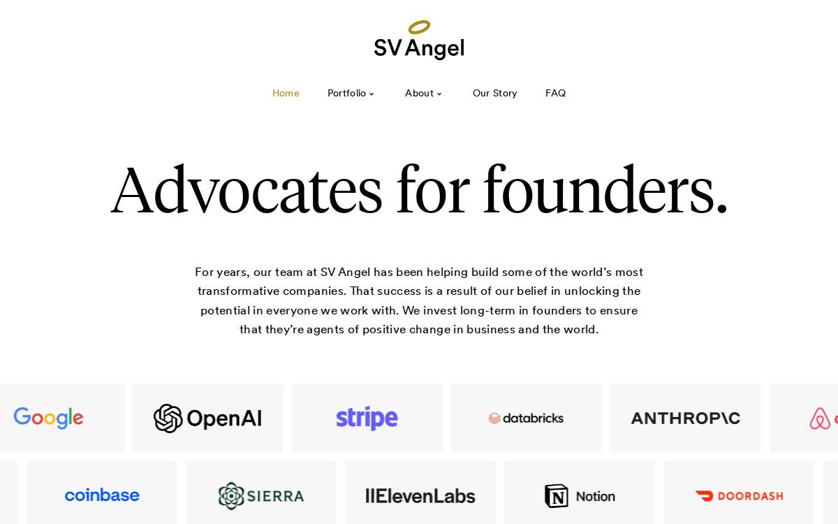 Svangel website preview