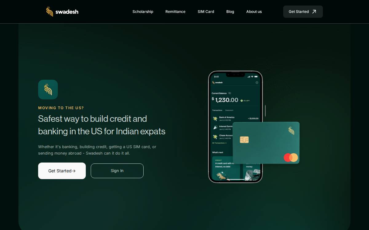 Swadesh website preview