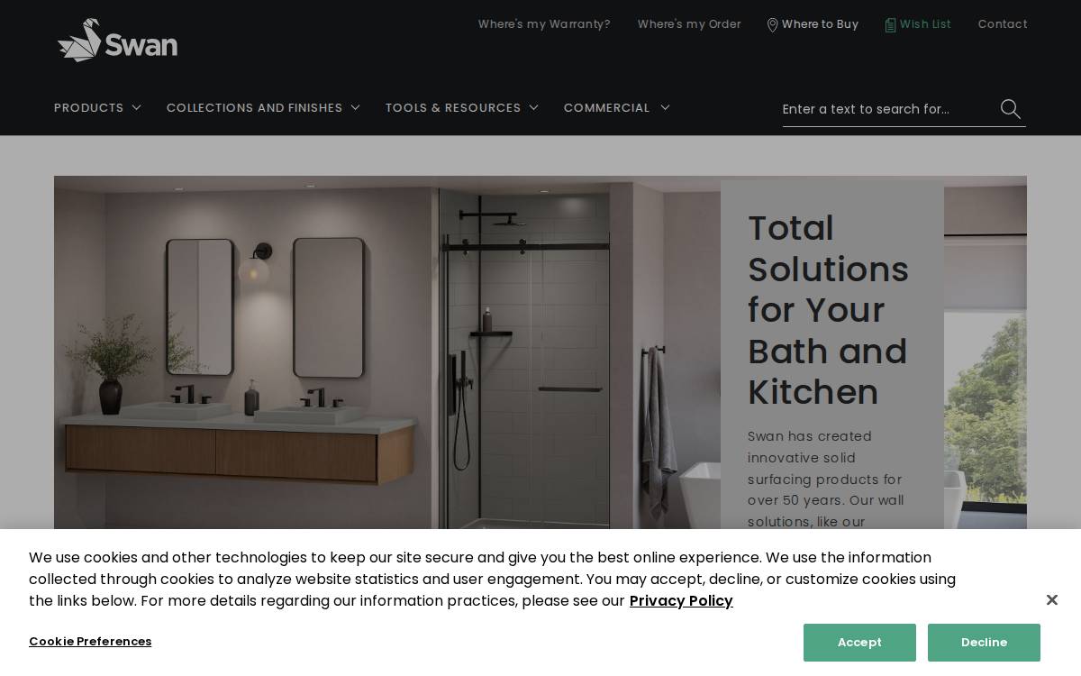 Swanstone website preview