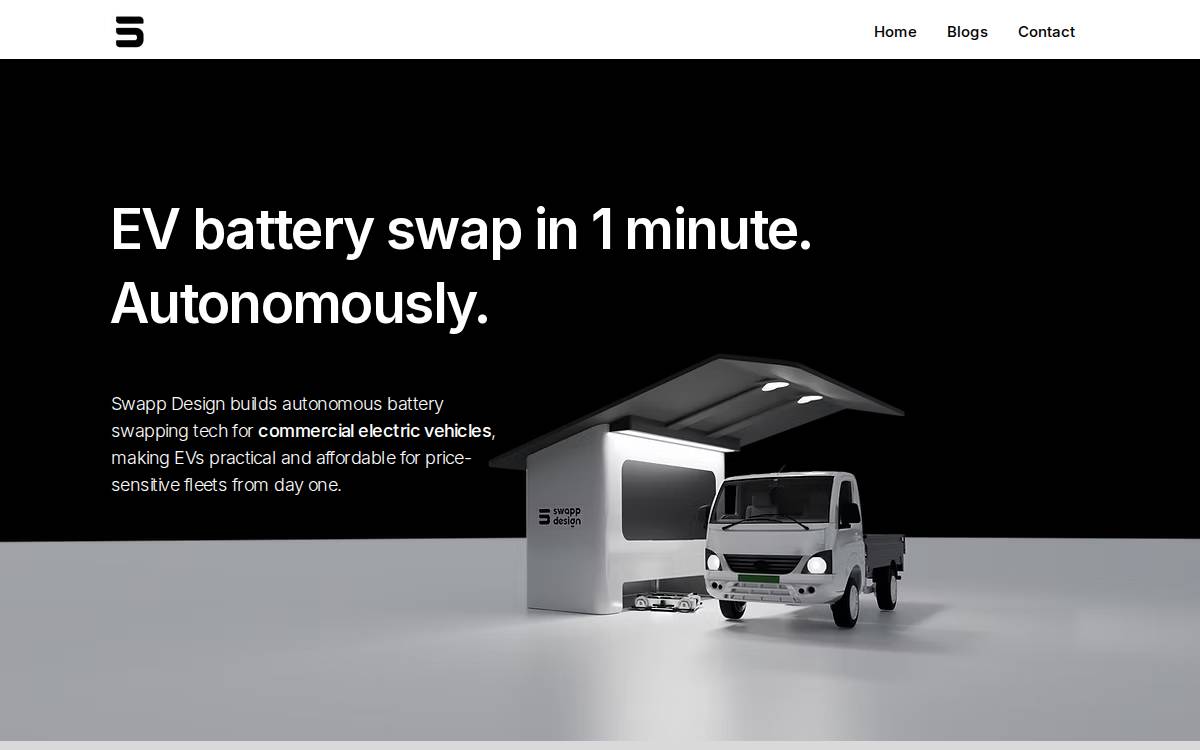 Swapp Design website preview