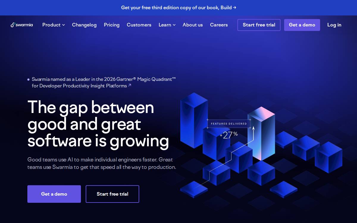 Swarmia website preview