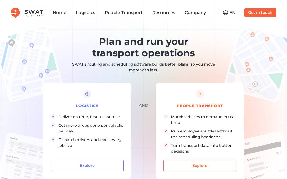 SWAT website preview