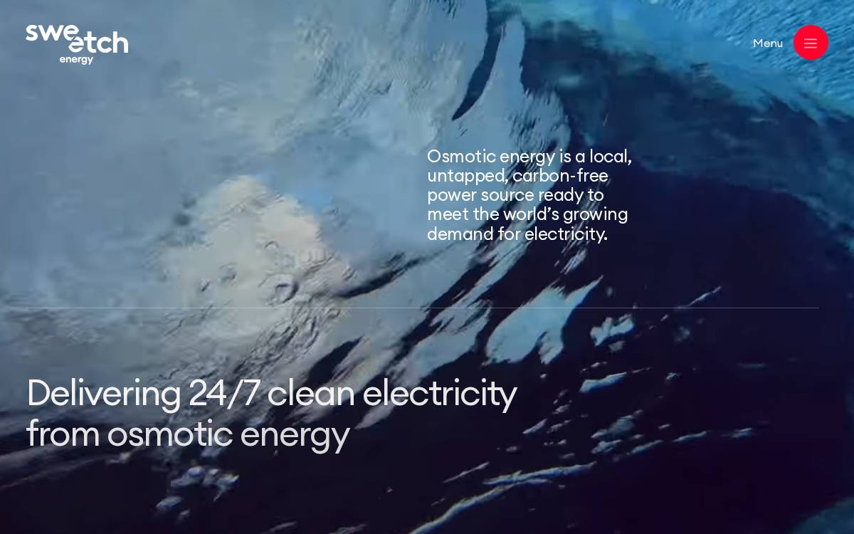 Sweetch Energy website preview