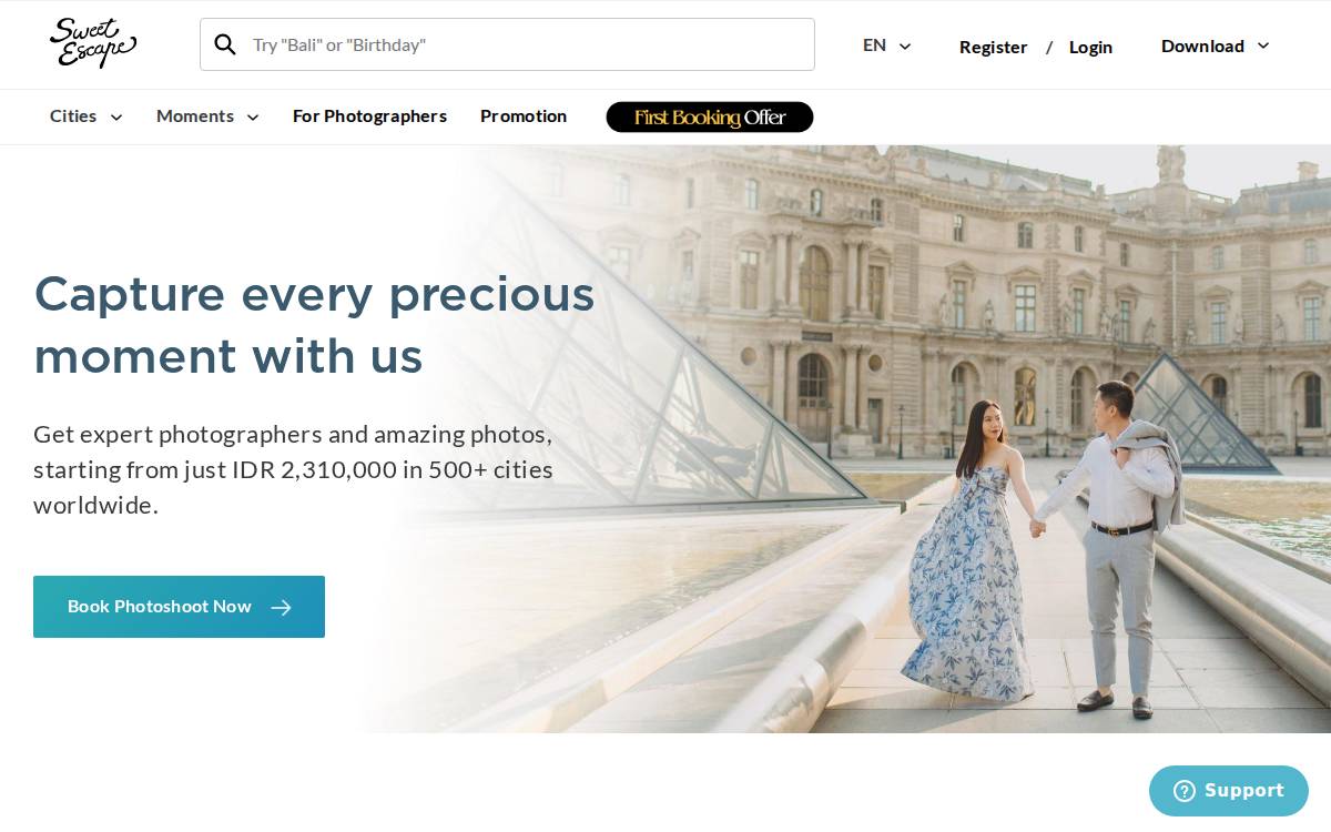 SweetEscape, Inc website preview