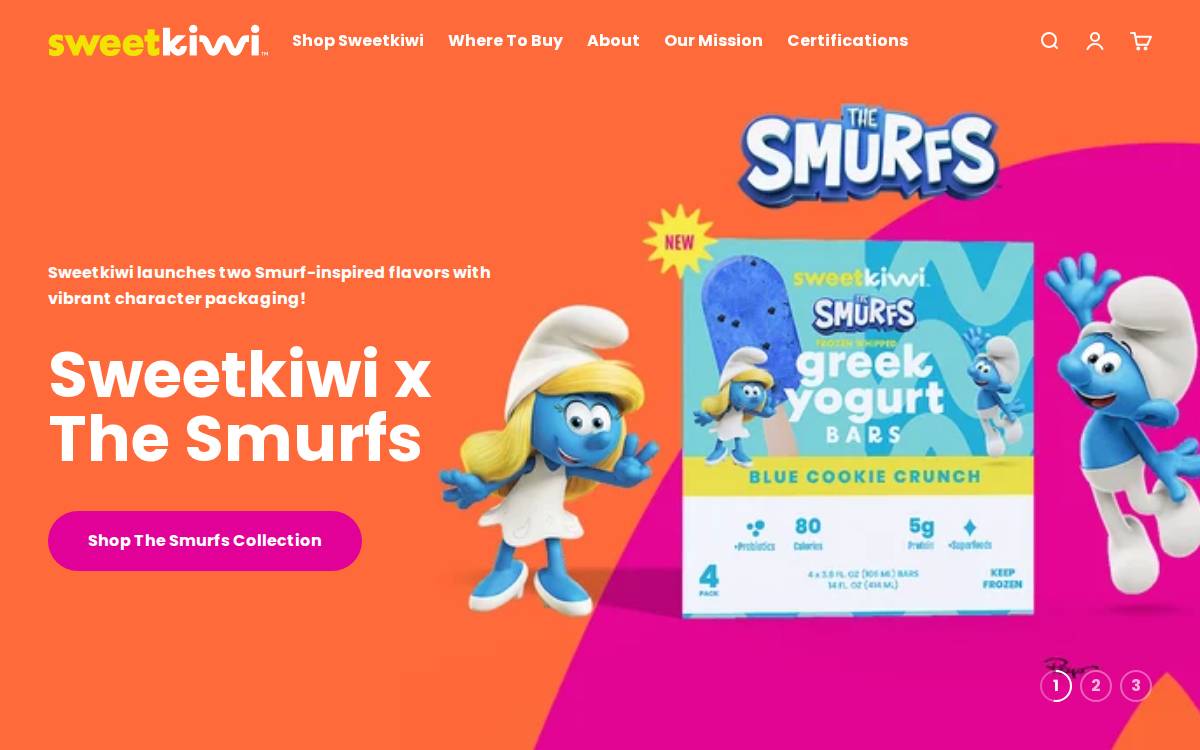 Sweetkiwi website preview