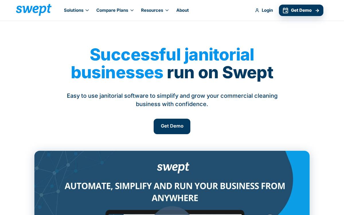 Sweptworks website preview