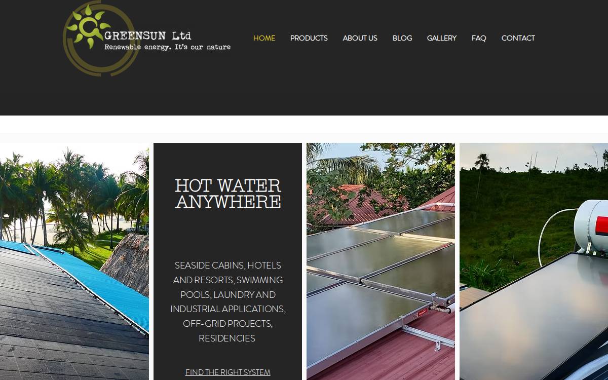 Swhbelize website preview