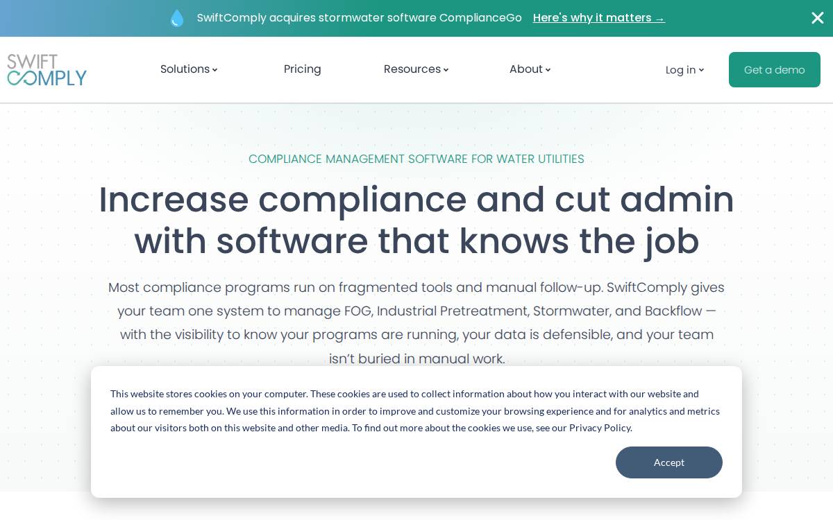 Swiftcomply website preview