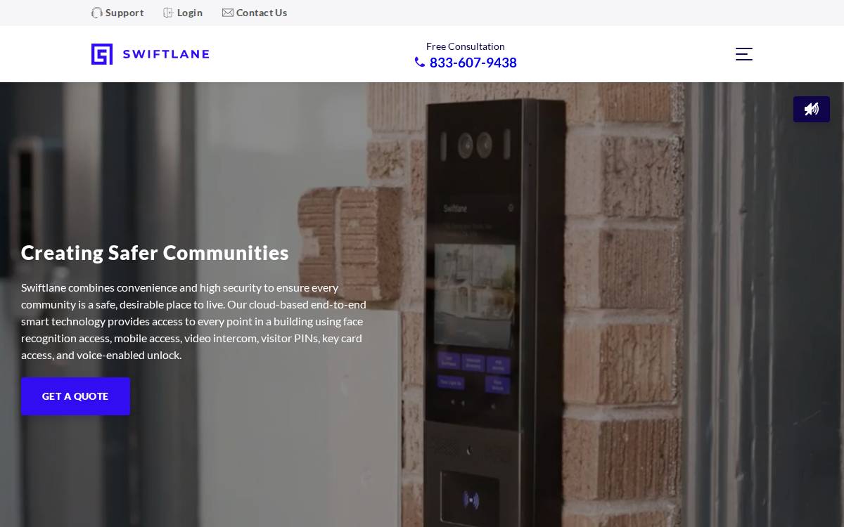 Swiftlane website preview