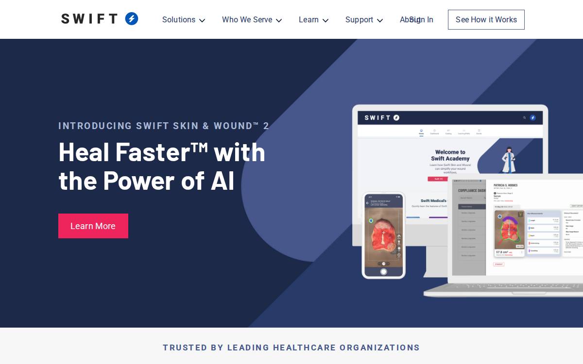 Swift Medical website preview