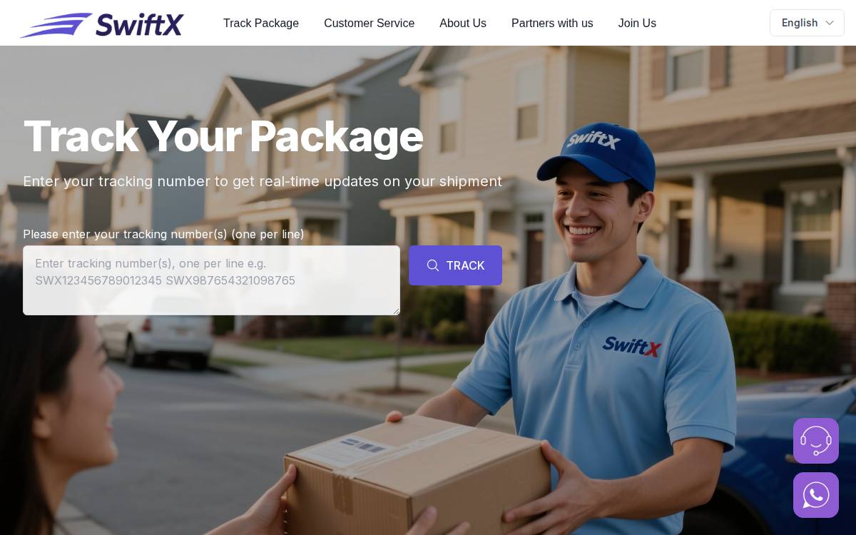 Swiftx Express website preview