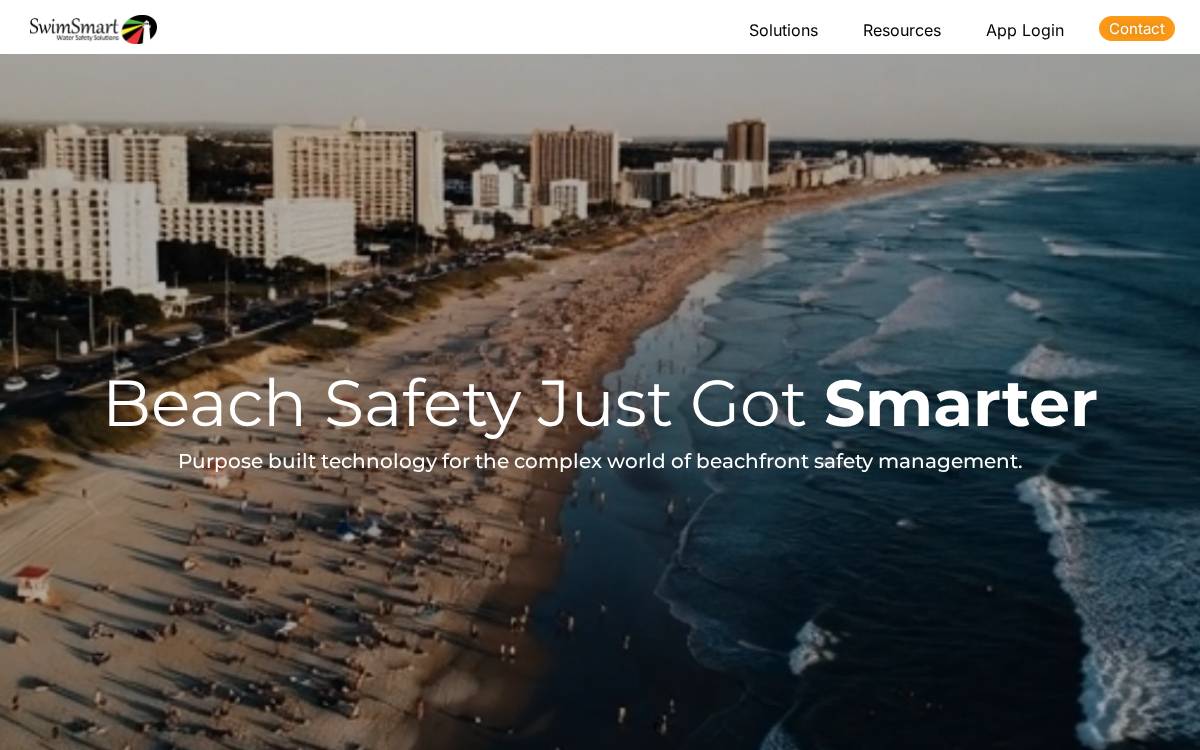 Swimsmarttech website preview