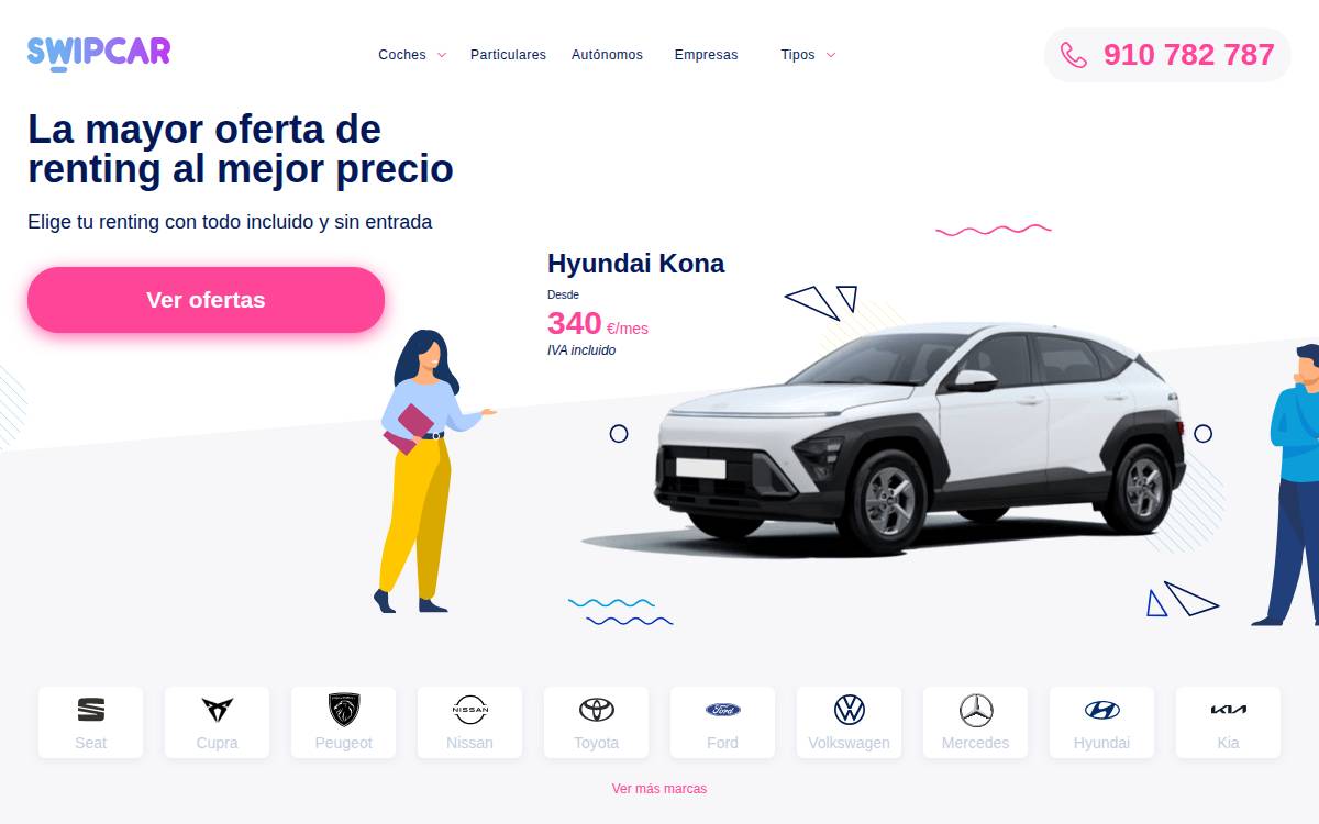 Swipcar website preview