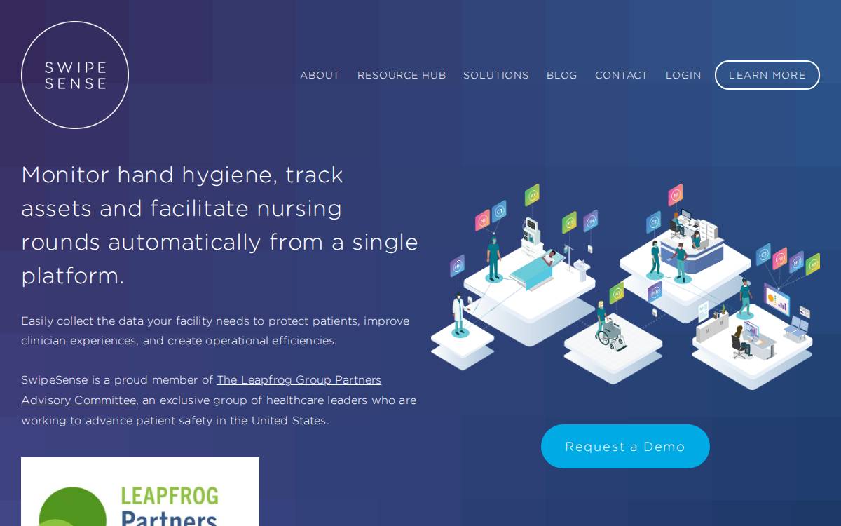 SwipeSense website preview