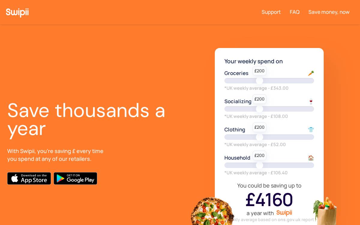 Swipii website preview