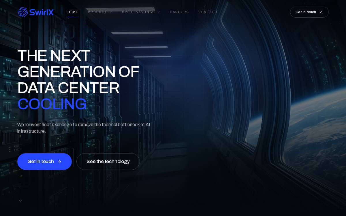 Swirlx website preview