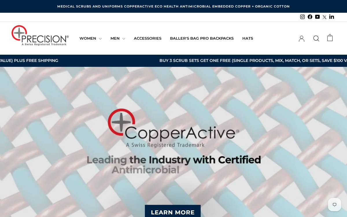 Swiss Precision Active Inc ACTIVE website preview