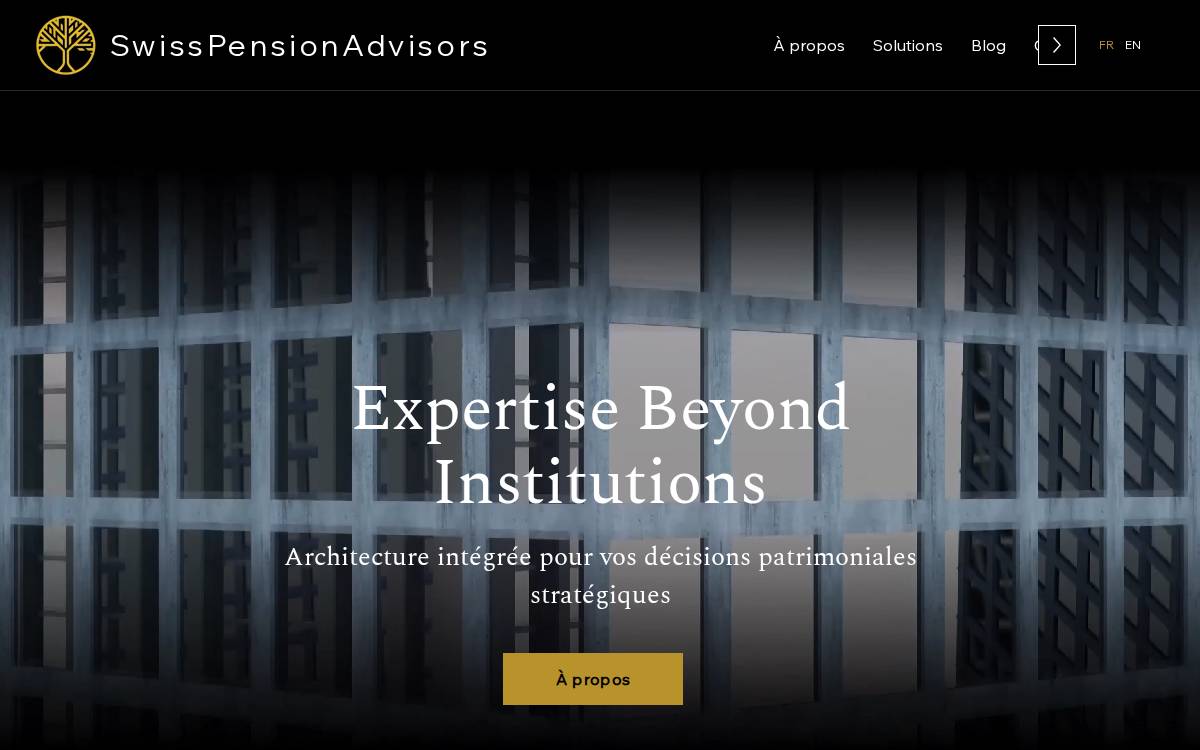 Swisspensionadvisors website preview