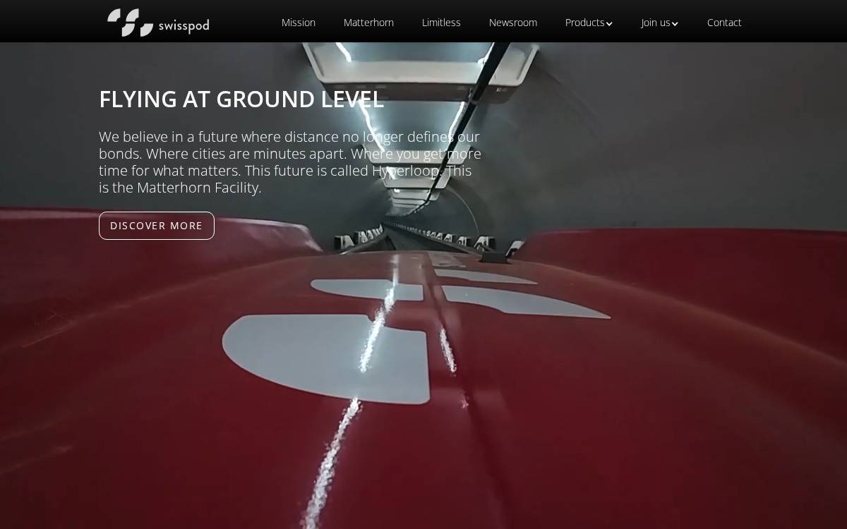 Swisspod website preview