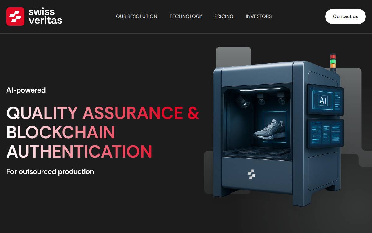 Swissveritas website preview