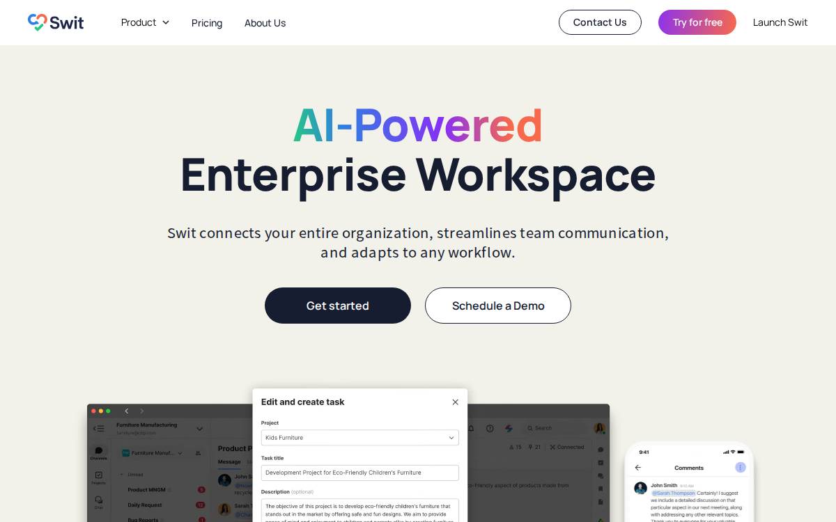 swit Venture Capital website preview