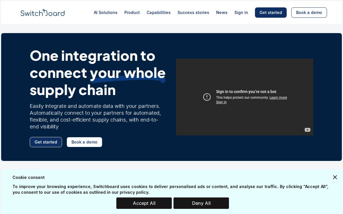 Switchboardcloud website preview