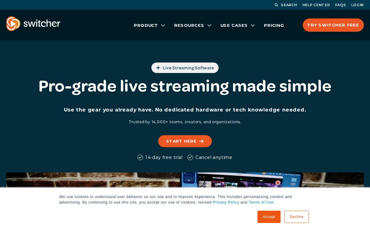 Switcherstudio website preview