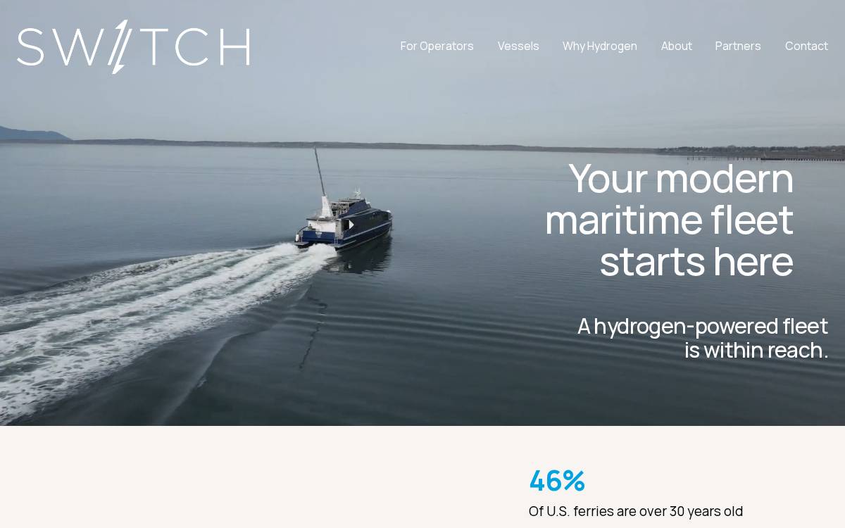 Switch Maritime website preview
