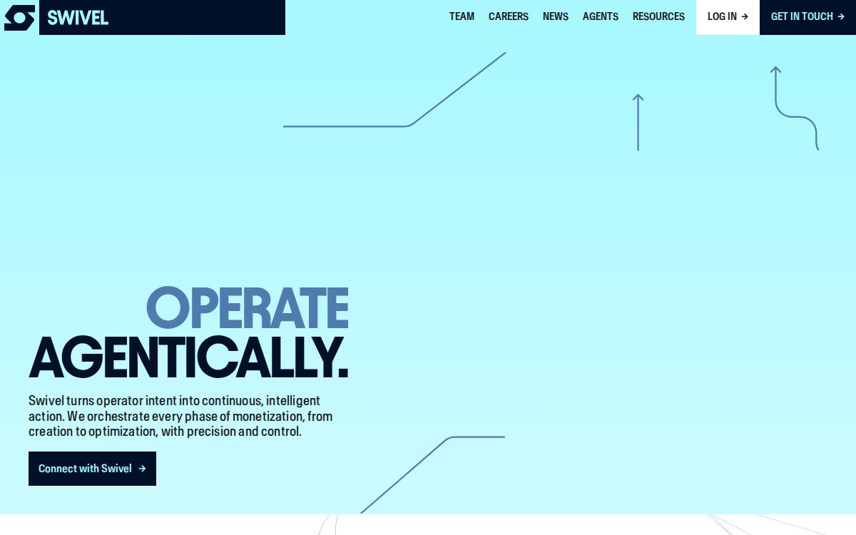 Swivel AI website preview