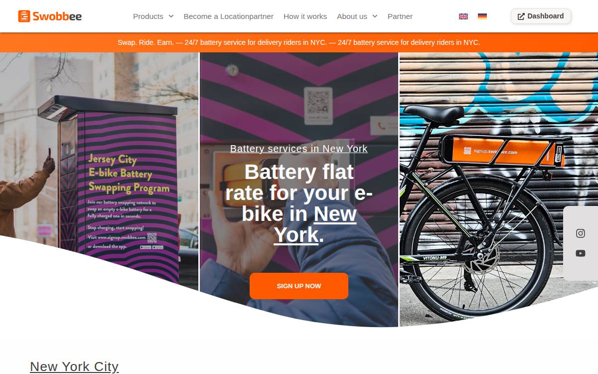 Swobbee website preview