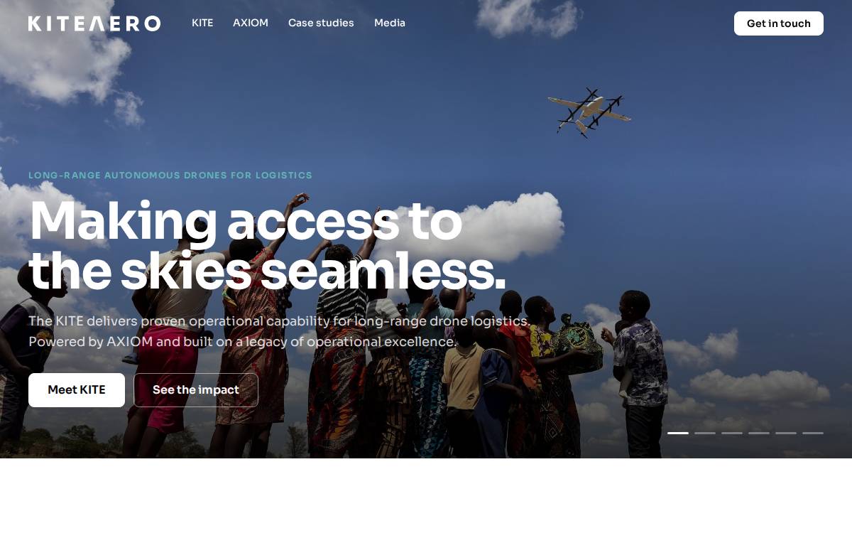 Swoop Aero website preview