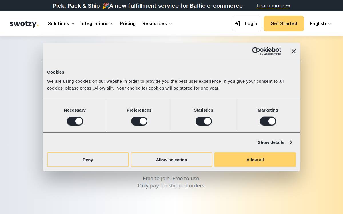 Swotzy website preview