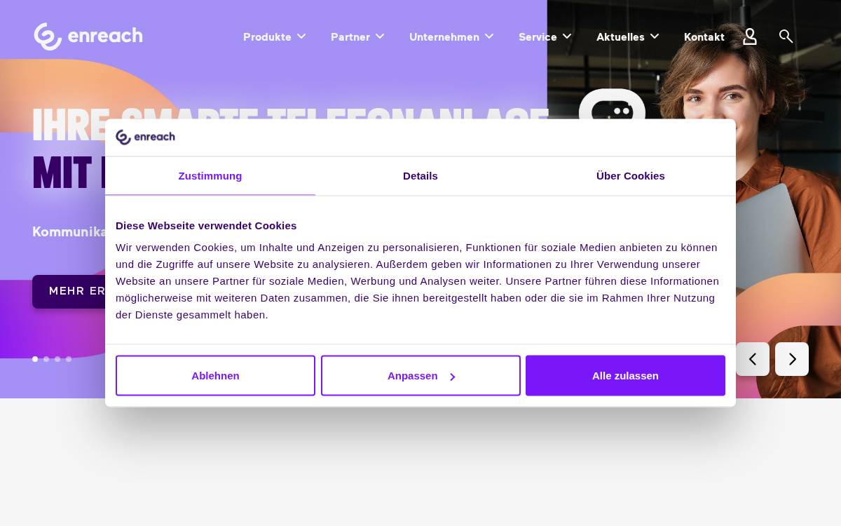 Swyx Solutions website preview