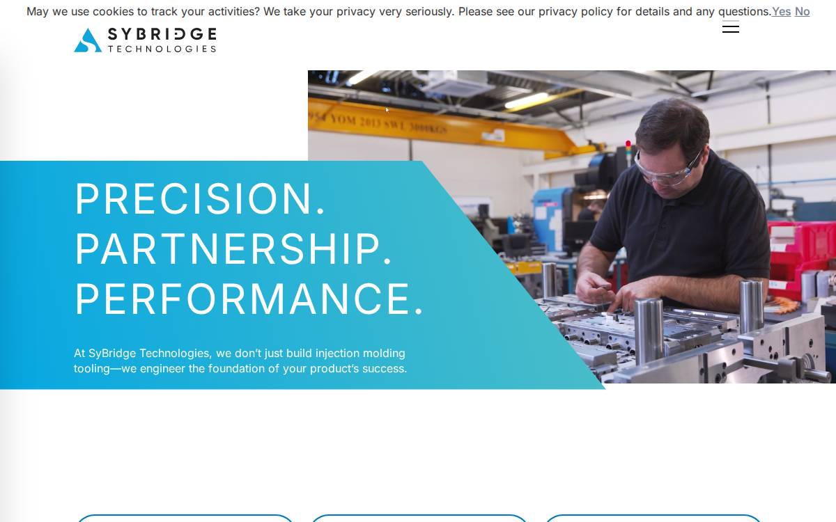 Sybridge website preview