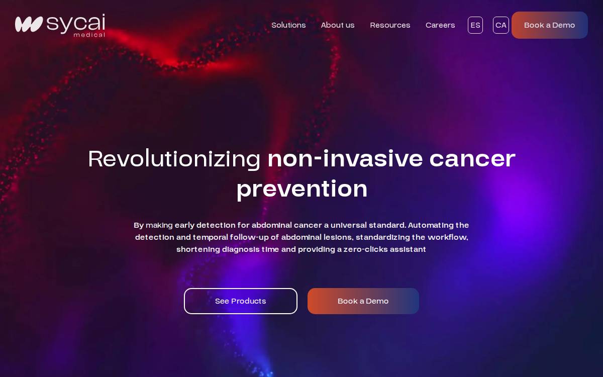Sycai Medical website preview