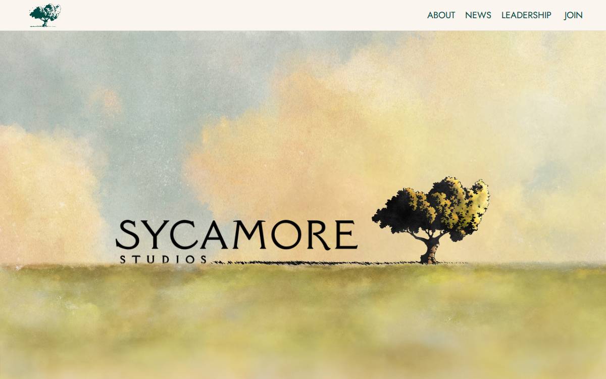 Sycamore Studios website preview