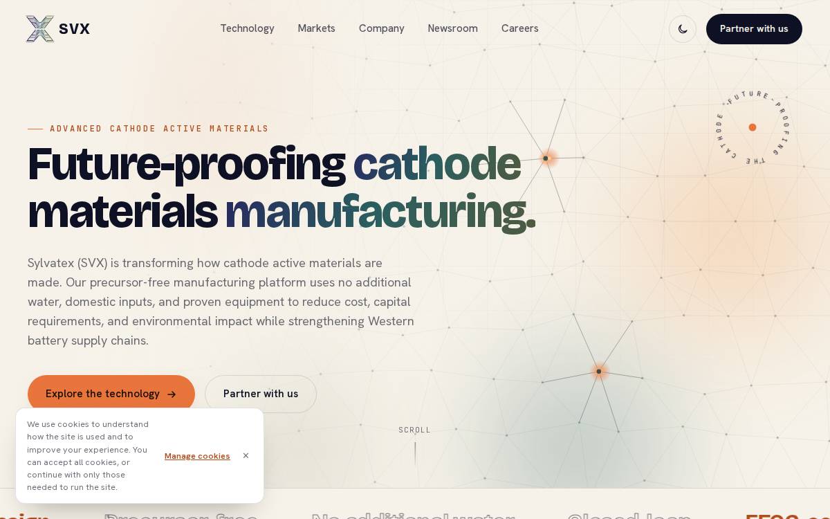 Sylvatex website preview